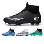 Custom High Quality Indoor Turf Kids Football Cleats Shoes American Soccer Boots for Men
